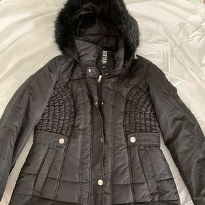 Women’s black puffer jacket